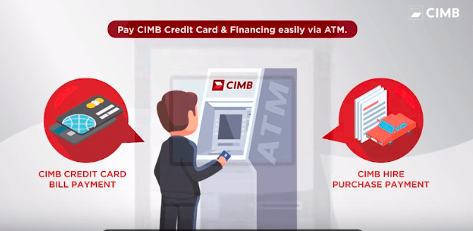Buat pembayaran untuk Kad KreBuat bayaran Kad Kredit & Pembiayaan CIMB anda melalui pemindahan wang menerusi ATM CIMBdit CIMB & Pembiayaan melalui pemindahan dana di ATM CIMB